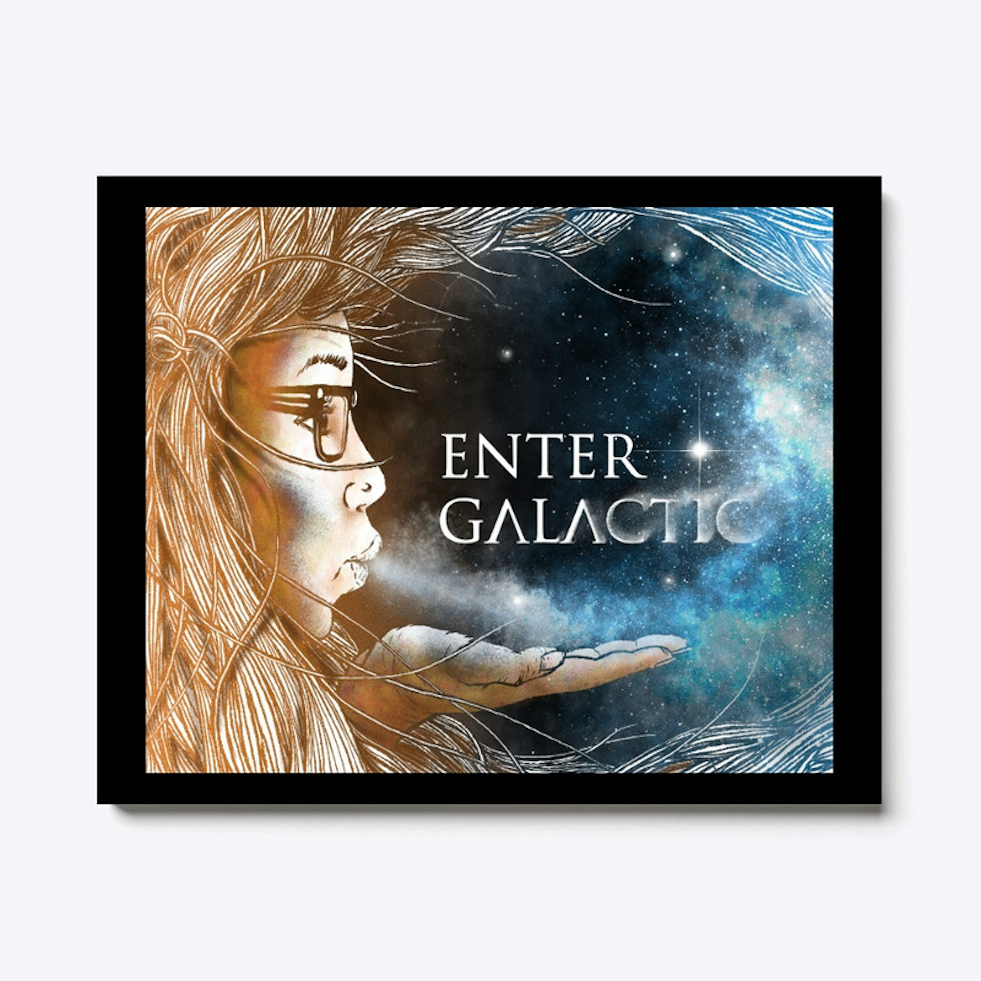 Enter Galactic Canvas Print